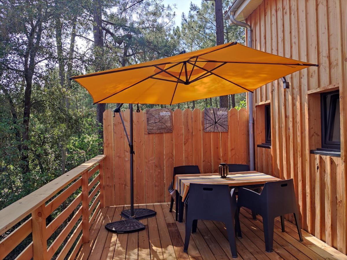 Lodge 2 Etoiles La Tete Dans Les Pins Les Pieds Dans L Eau Lacanau Ngoại thất bức ảnh
